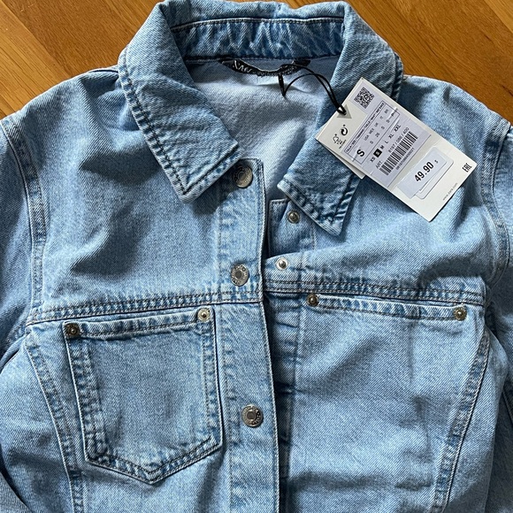 Zara Denim Mini Dress - Picture 5 of 6